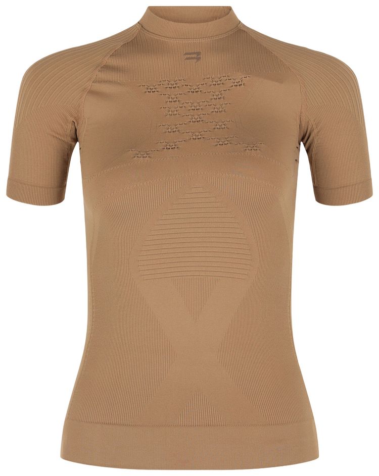 Balenciaga x X Bionic Athletic Fitted T Shirt Beige