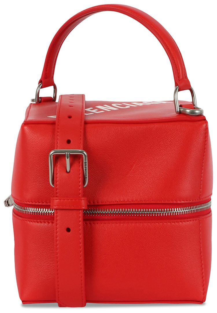 Balenciaga 4x4 Small Handle Bag Bright RedWhite