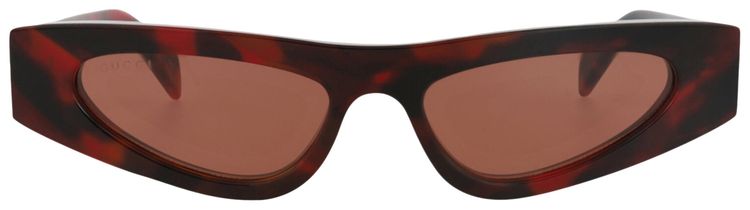 Gucci Cat Eye Frame Recycled Acetate Sunglasses HavanaBrown