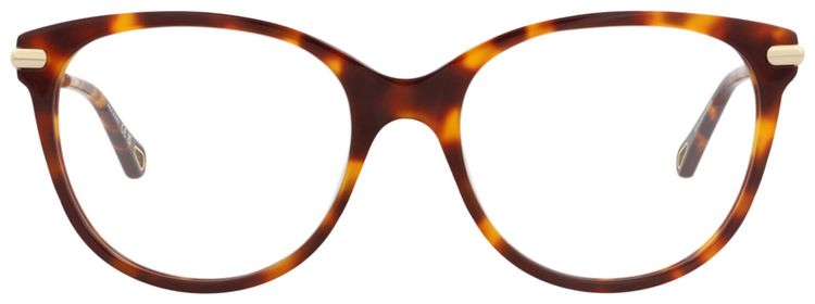 Chloe Cat Eye Frame Bio Acetate Optical Frames HavanaGoldTransparent