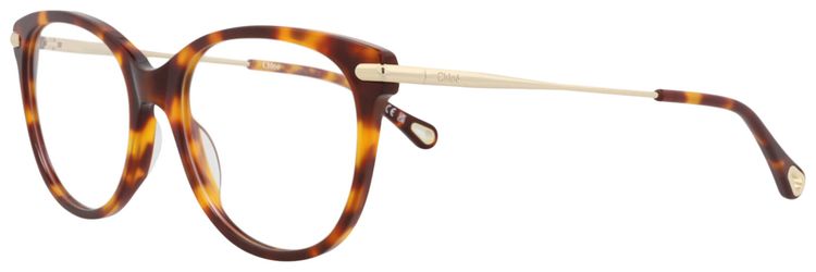 Chloe Cat Eye Frame Bio Acetate Optical Frames HavanaGoldTransparent