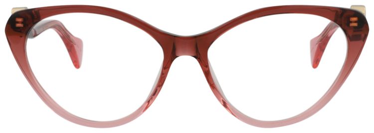 Gucci Cat Eye Frame Acetate Optical Frames BurgundyTransparent