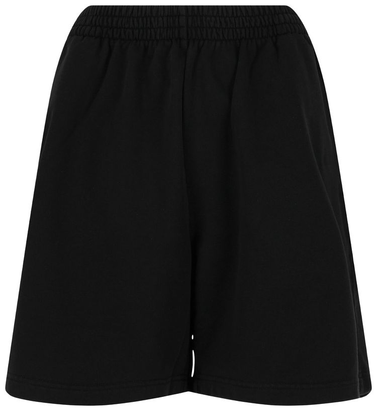 Balenciaga BB Paris Icon Sweatshorts Washed Black