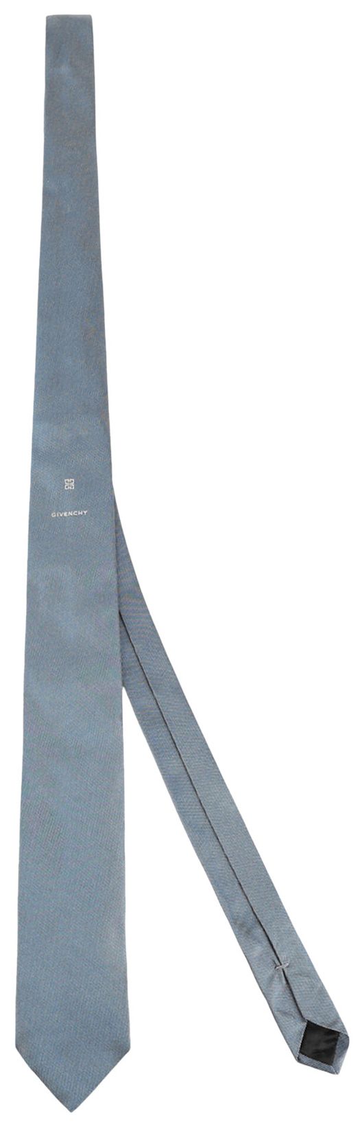 Givenchy 4G Silk Tie GreyBlue