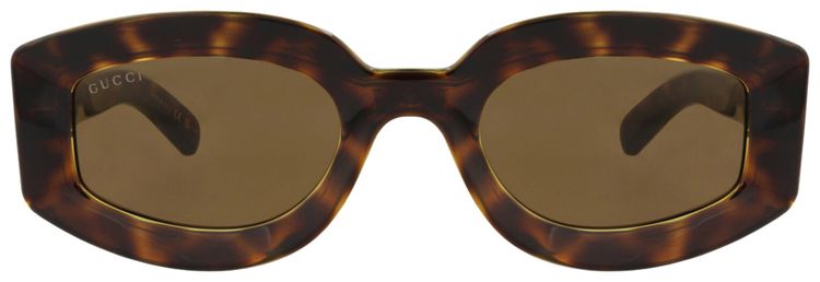 Gucci Cat Eye Frame Injection Sunglasses HavanaBrown
