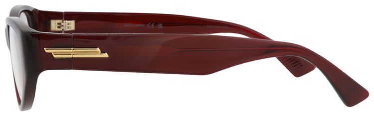 Bottega Veneta Cat Eye Frame Acetate Optical Frames BurgundyTransparent