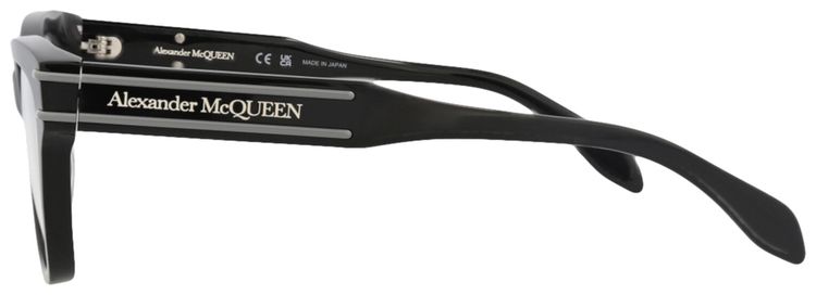 Alexander McQueen Cat Eye Frame Recycled Acetate Optical Frames BlackTransparent