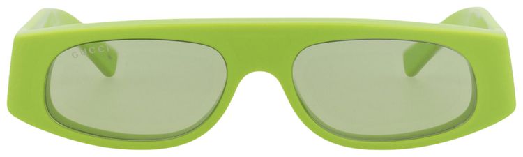 Gucci Square Frame Recycled Acetate Sunglasses Green