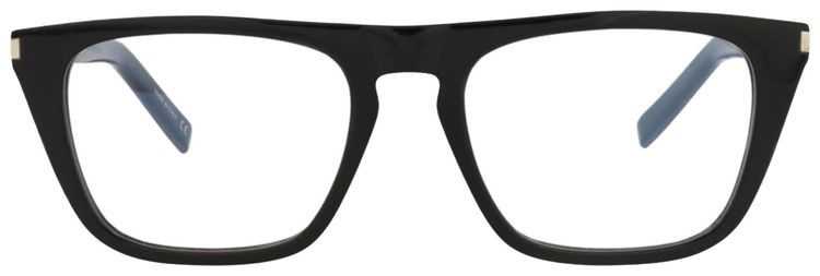 Saint Laurent Square Frame Acetate Optical Frames BlackTransparent