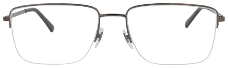 Gucci Square Frame Metal Optical Frames RutheniumTransparent