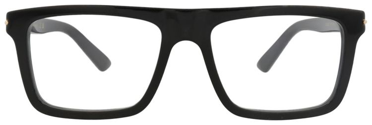 Gucci Square Frame Recycled Acetate Optical Frames BlackTransparent