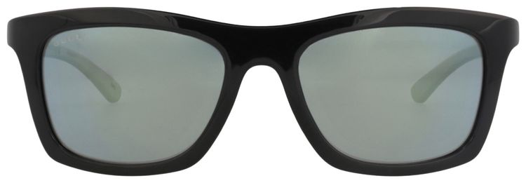 Gucci Square Frame Injection Sunglasses BlackGreyBlue