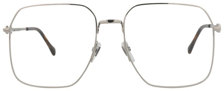 Gucci Square Frame Metal Optical Frames SilverTransparent