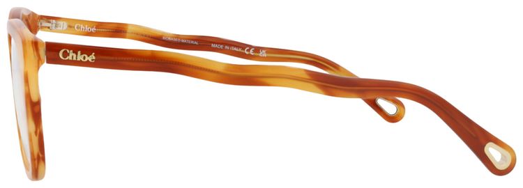 Chloe Square Frame Bio Acetate Optical Frames HavanaTransparent