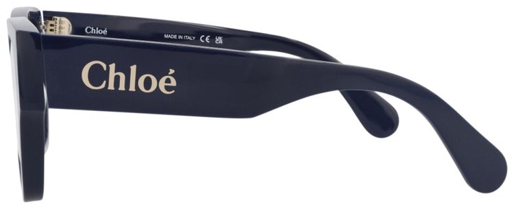 Chloe Square Frame Recycled Acetate Optical Frames BlueTransparent