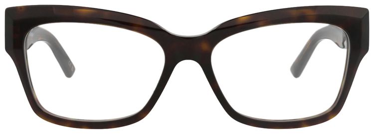 Balenciaga Square Frame Recycled Acetate Optical Frames HavanaTransparent
