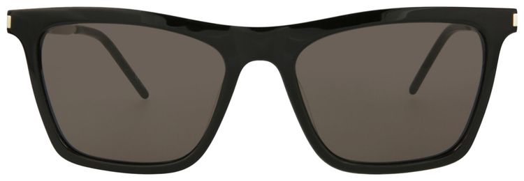 Saint Laurent Square Frame Acetate Sunglasses BlackSilver