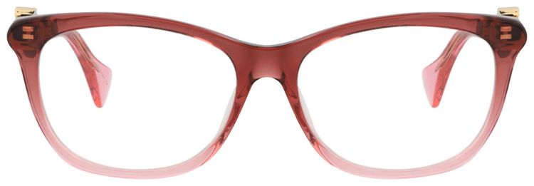 Gucci Square Frame Acetate Optical Frames BurgundyTransparent