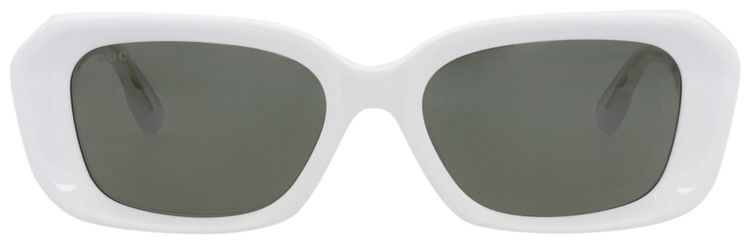 Gucci Square Frame Recycled Acetate Sunglasses Light BlueGrey