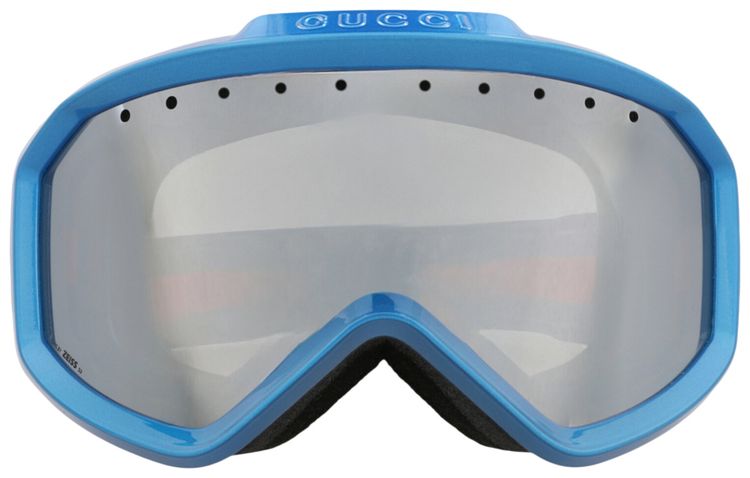 Gucci Shield Frame Injection Sunglasses BlueSilver
