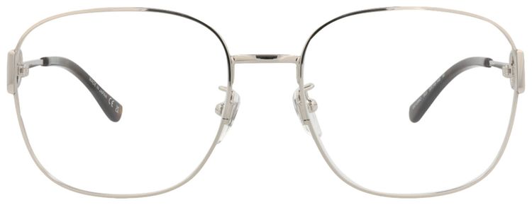 Gucci Square Frame Metal Optical Frames SilverTransparent