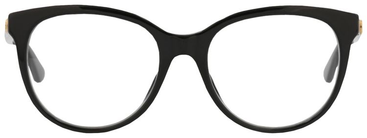 Gucci Round Frame Acetate Optical Frames BlackMulticolorcolorTransparent