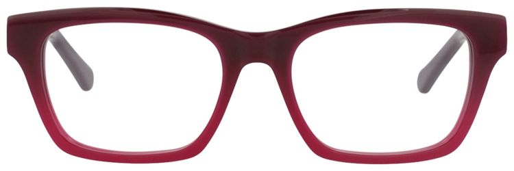 Chloe Square Frame Recycled Acetate Optical Frames BurgundyVioletTransparent