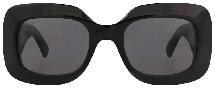 Gucci Square Frame Recycled Acetate Sunglasses BlackGrey