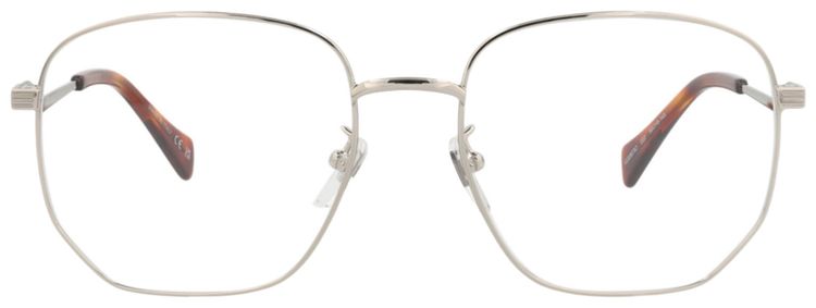 Gucci Square Frame Metal Optical Frames SilverTransparent