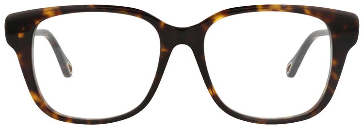 Chloe Square Frame Recycled Acetate Optical Frames HavanaTransparent
