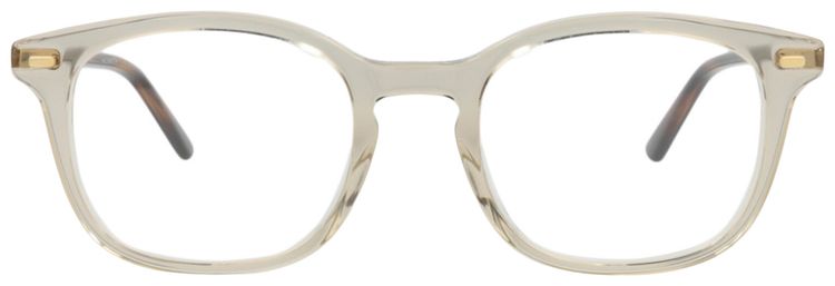 Gucci Square Frame Acetate Optical Frames GreyGoldTransparent