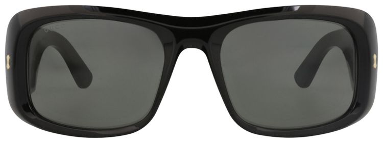 Gucci Square Frame Acetate Sunglasses BlackGrey