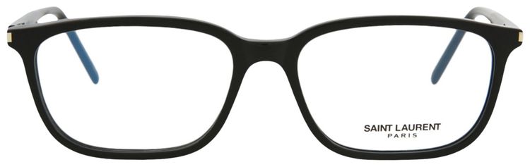 Saint Laurent Square Frame Acetate Optical Frames BlackTransparent