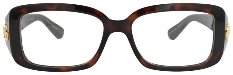 Gucci Square Frame Injection Optical Frames HavanaTransparent