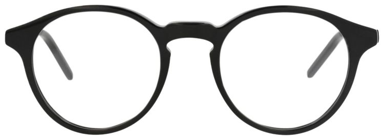 Gucci Round Frame Recycled Acetate Optical Frames BlackTransparent