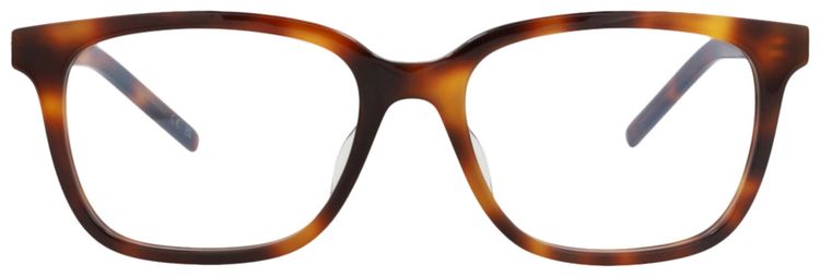 Saint Laurent Square Frame Recycled Acetate Optical Frames HavanaTransparent
