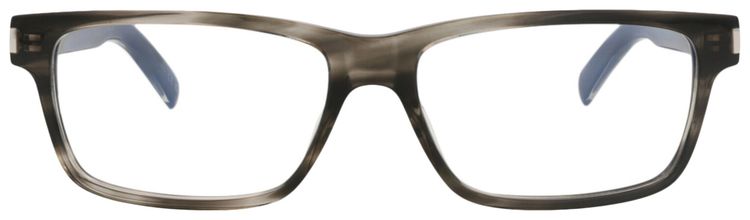 Saint Laurent Square Frame Recycled Acetate Optical Frames HavanaCrystalTransparent