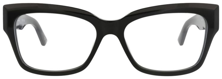 Balenciaga Square Frame Recycled Acetate Optical Frames BlackTransparent