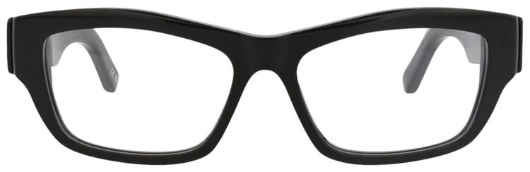 Balenciaga Square Frame Recycled Acetate Optical Frames BlackTransparent