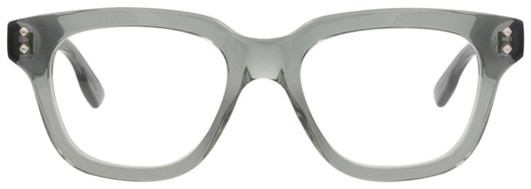 Gucci Square Frame Acetate Optical Frames GreyTransparent