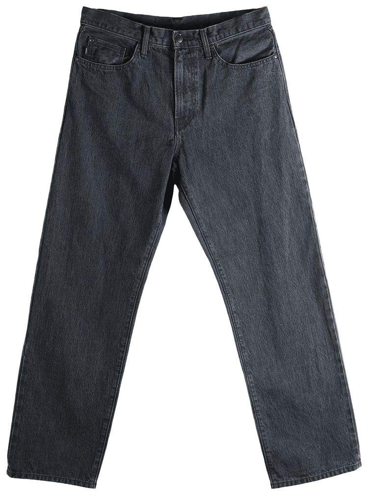 vowels Straight Fit Denim Washed Black
