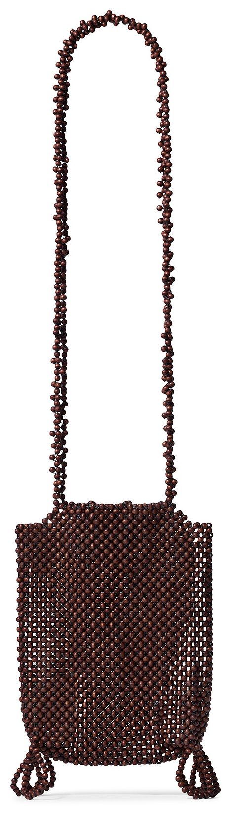 Lemaire Grigri Phone Holder Bag Dark Brown