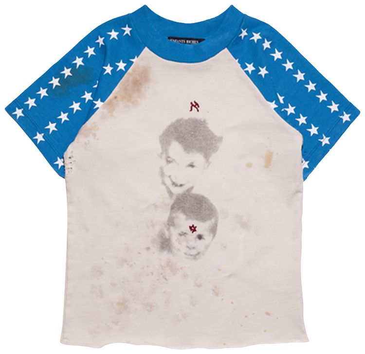 Enfants Riches Deprimes Down Syndrome Aleph Tee WhiteBlue