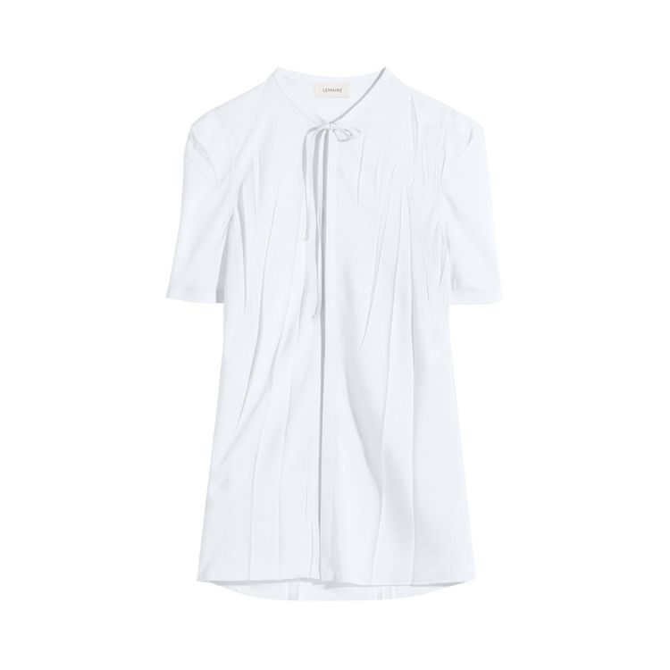 Lemaire Creased Fitted Shirt Chalk