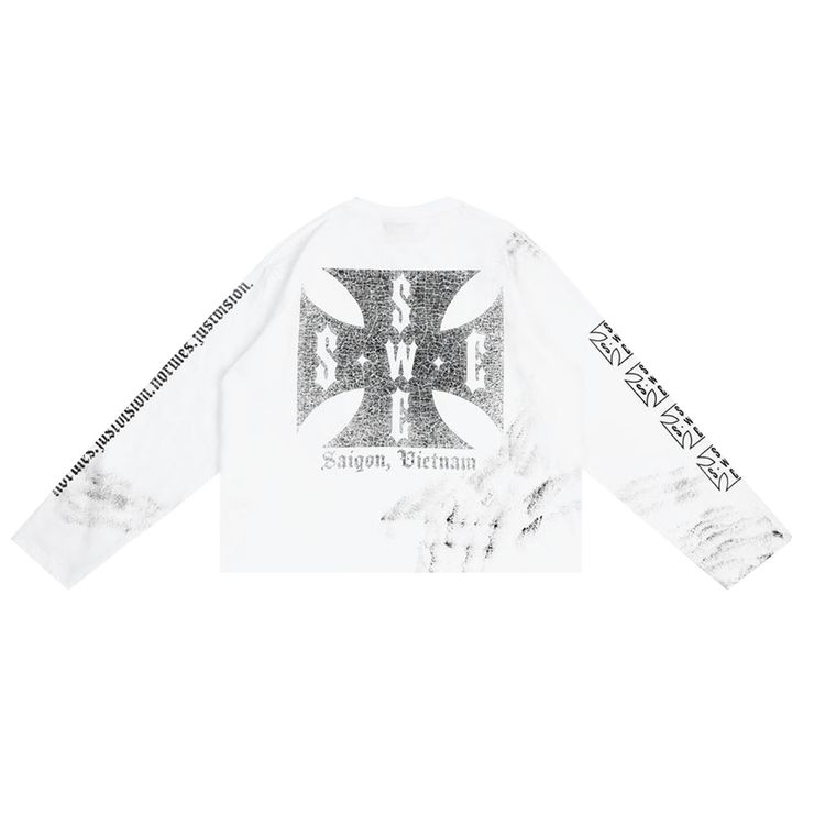 SAITOS Corss Long Sleeve Dirty White