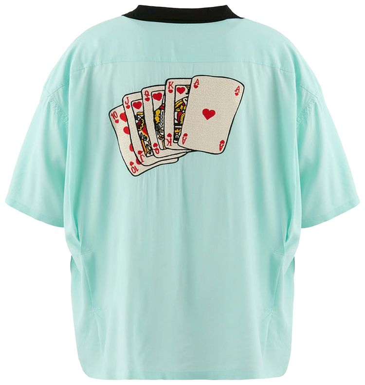 SAINT Mxxxxxx Trump Bowling Shirt Sky Blue