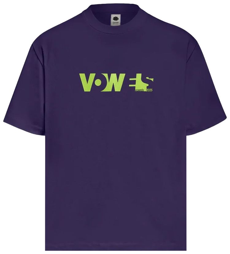 vowels Blur Tee Navy