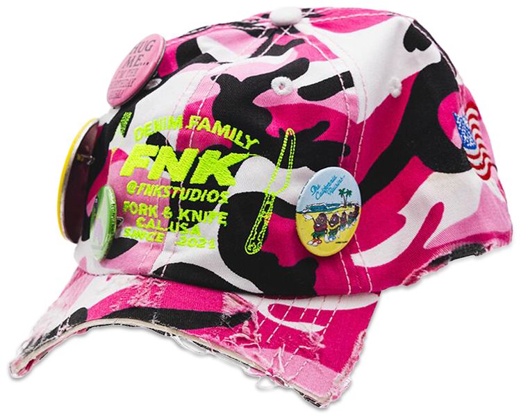 FNK Studios Passport V Hat Pink Camo