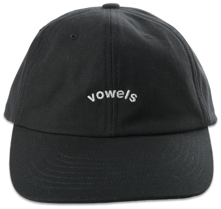 vowels Cotton Twill Cap Silver