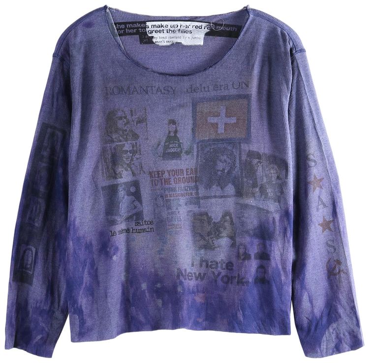 SAITOS SAS Long Sleeve Top Washed Black